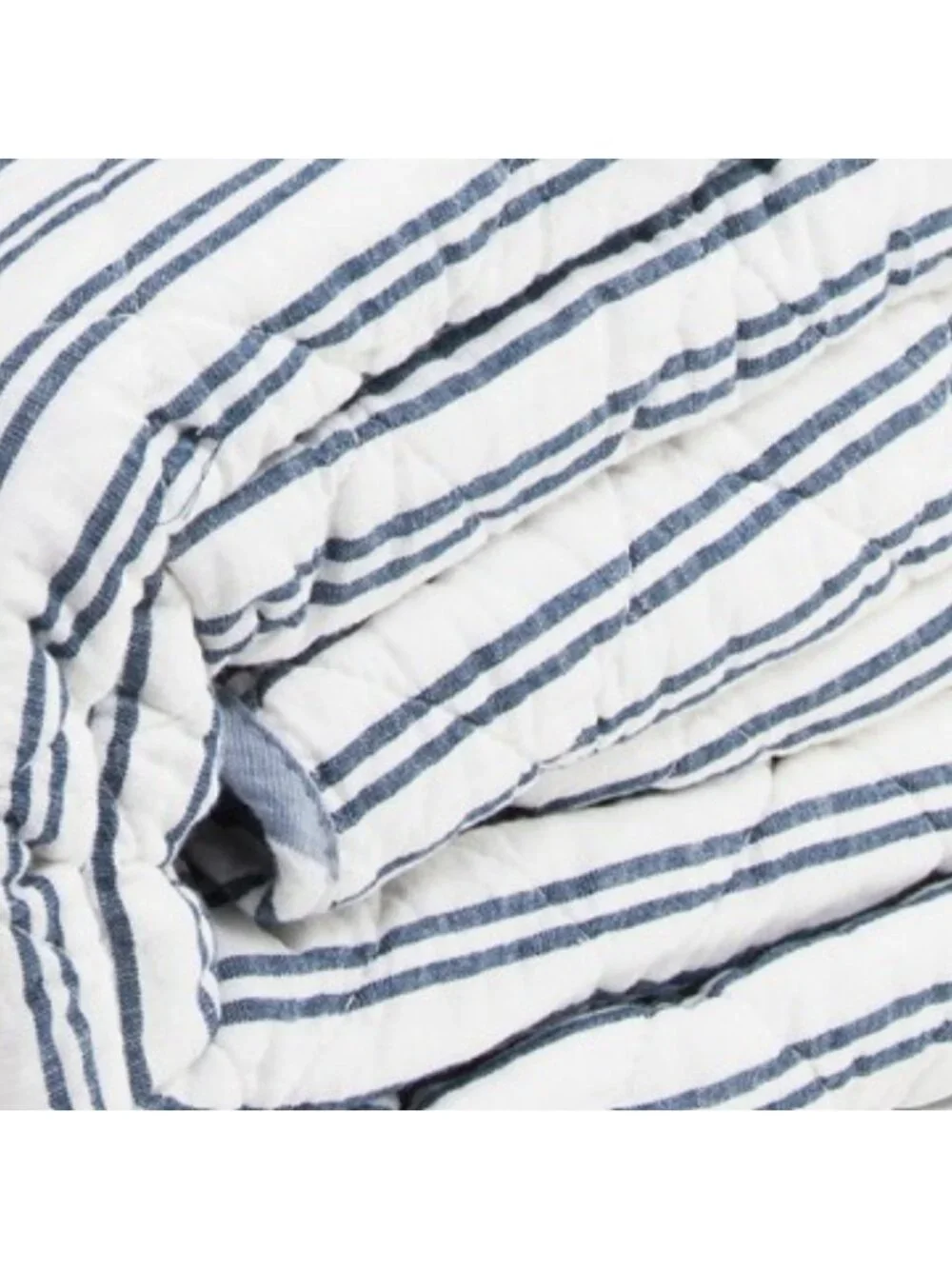 BROOKS BROTHERS Cotton Striped Layering Quilt